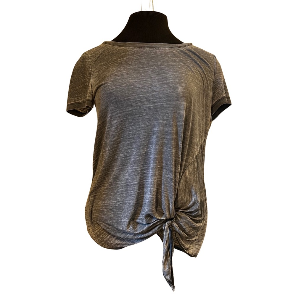 Caslon® Burnout Side Tie T-Shirt Small